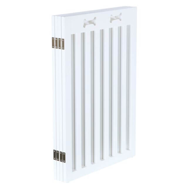 Trixie drvena barijera za pse, 4 - dijelna, 60–160 cm, bela - petcorner