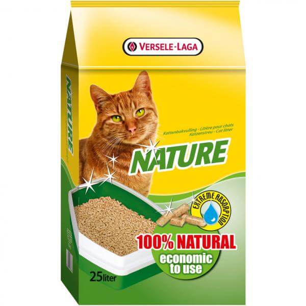 Versele - Laga Nature posip za mačke 25L (15kg) od piljevine - petcorner