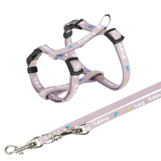Trixie Set za Štence Am i Povodac 2.00m/8mm – Sivi