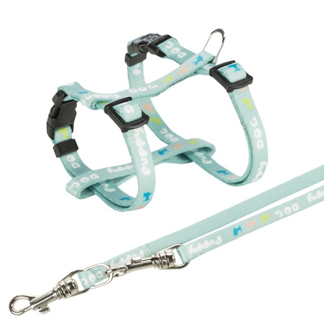 Trixie Set za Štence Am i Povodac 2.00m/8mm – Sivi