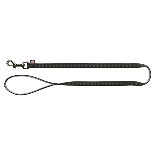 Trixie Elegance Povodac S 1.00m / 15mm – Crno/Grafit