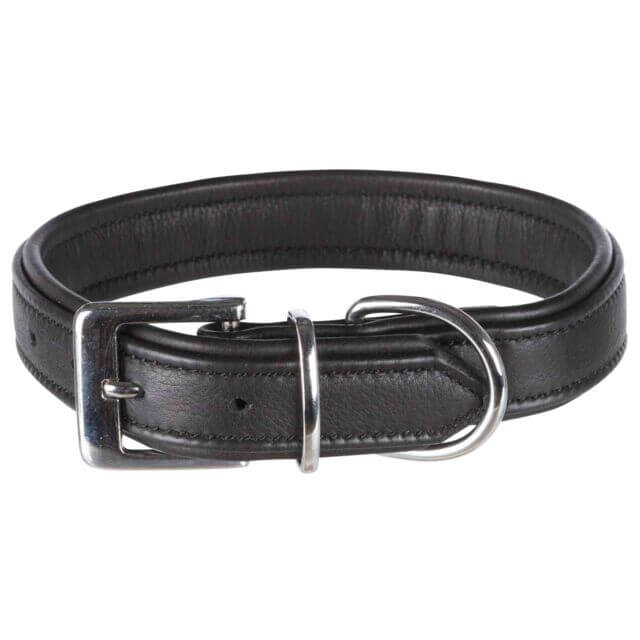 Trixie Active Comfort Kožna Ogrlica 39-46cm/30mm/crna