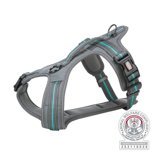 Trixie Fusion Am za Pse L-XL – Grafit/Ocean 72-89cm