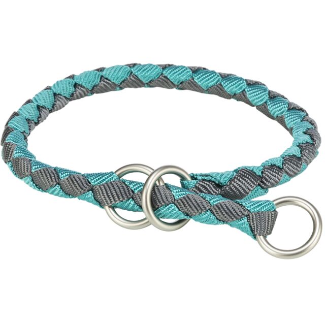 Trixie Cavo Mekana Poludavilica 35-41cm / 12mm – Tirkiz/Siva