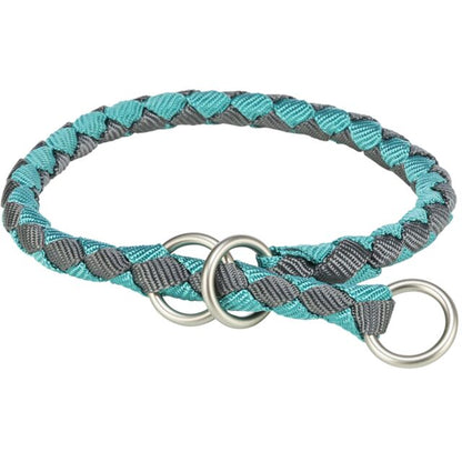 Trixie Cavo poludavilica za pse 47-55cm / 18mm – Tirkiz/Siva