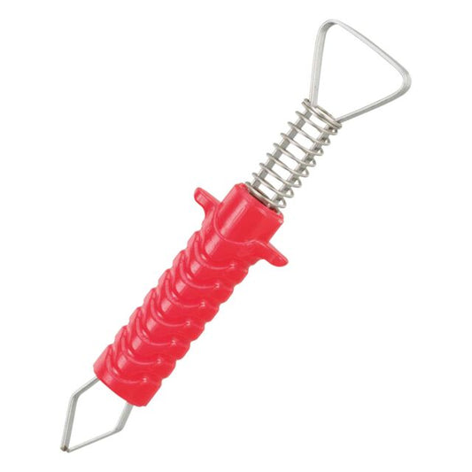 Trixie metalna pinceta za krpelje sa opružnim mehanizmom i plastičnom oblogom.