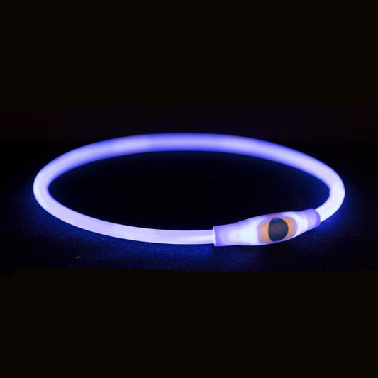 Trixie Svetleća Ogrlica USB S-M 40cm/plava