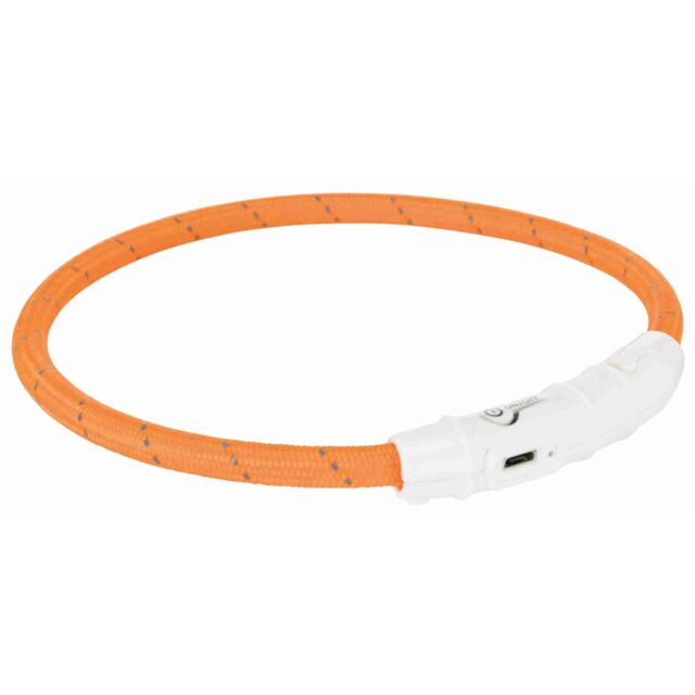 Trixie Svetleća Ogrlica USB XS-S 35cm/narandžasta