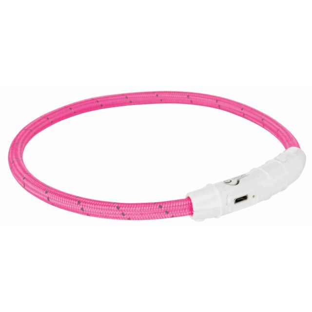 Trixie Svetleća Ogrlica USB XS-S 35cm/pink