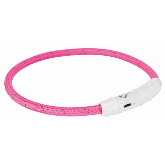 Trixie Svetleća Ogrlica USB XS-S 35cm/pink