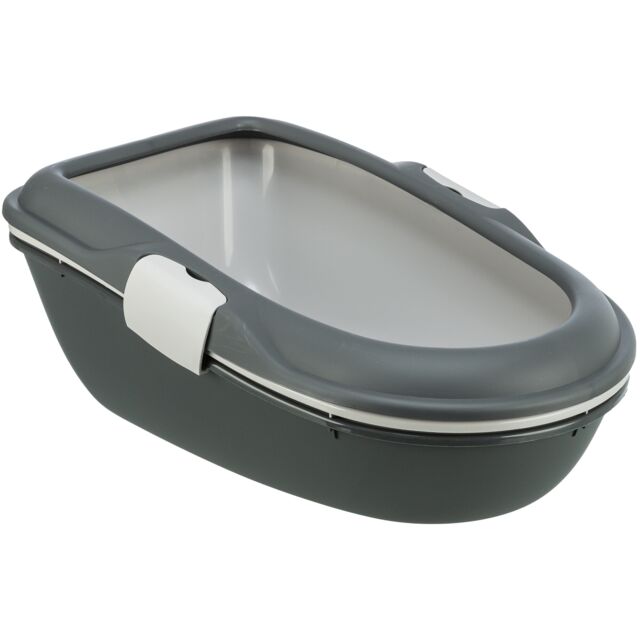 Trixie Berto toalet za mačke sivi 59x39x22cm – duplo dno