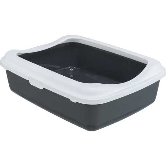 Trixie Classic toalet za mačke sa ramom 47x37x15cm sivo-beli