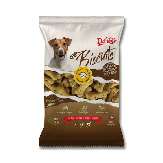Dafiko Poslastice za pse sa piletinom 400g – Oblik koskica