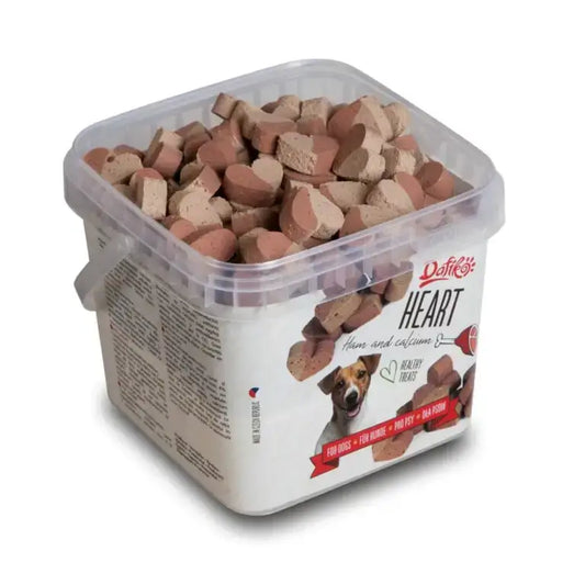 Dafiko Srca 700g – Poslastice za pse sa šunkom i kalcijumom