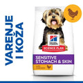 Hill's Science Plan Sensitive Stomach & Skin Adult Small & Mini Hrana za Pse s Piletinom