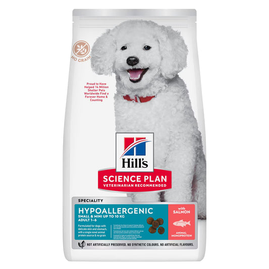 Hills's Science Adult Small & Mini, Hypoallergenic - Losos 