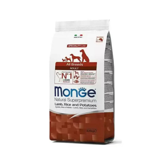 Monge Adult Lamb Rice Potatoes 2.5kg – hrana za pse