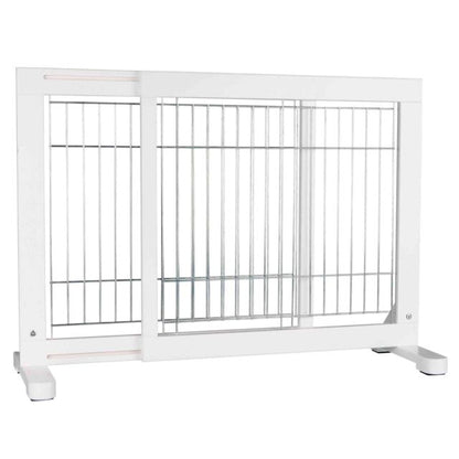 Trixie drvena barijera za pse, 65–108 cm, bela - petcorner