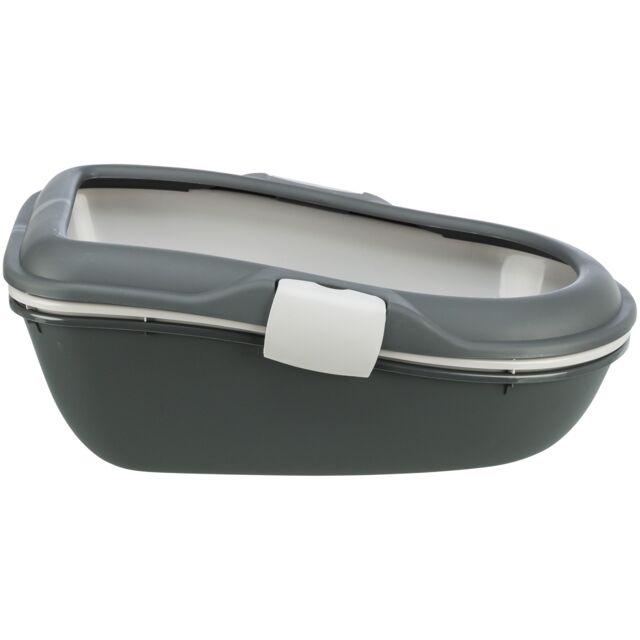 Trixie Berto toalet za mačke sivi 59x39x22cm – duplo dno