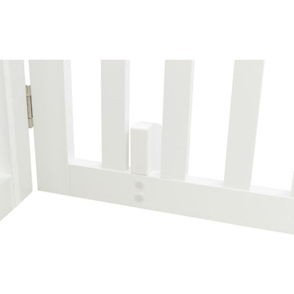 Trixie drvena barijera za pse, 3 - delna, 82–124 cm, bela - petcorner