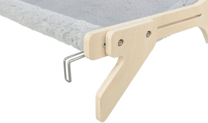 Trixie ležaljka za radijator 47×24×38 cm siva za mačke