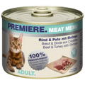 Premiere Cat Meat Menu Adult Govedina, Ćuretina i Škampi 200gr