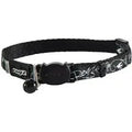 ROGZ Ogrlica za mačke 20-31 cm Crna