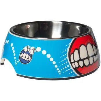 Rogz Činija za pse Bubble Bowlz S Comic, Plava – 2 u 1, netoksična - petcorner