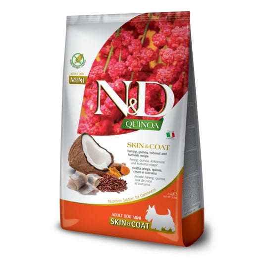N&D Quinoa Skin & Coat Haringa Adult Mini