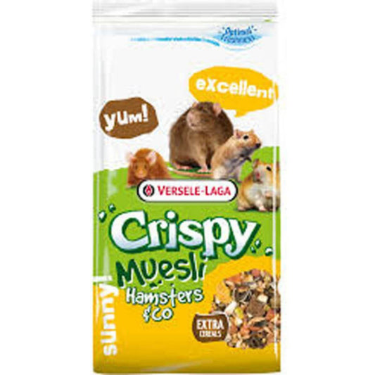Versele-Laga Crispy Muesli 1kg hrana za hrčke, miševe i pacove – ukusna i hranljiva mešavina žitarica i semena