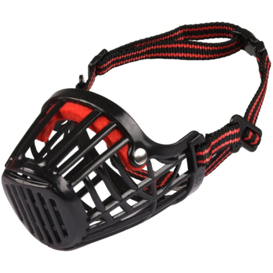 Flamingo SILAS BLACK brnjica za psa S 29–40cm