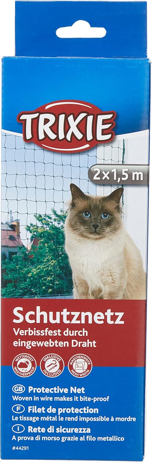 Trixie Zaštitna Mreža 2x1.5m Ojačana, Sa Kukama i Priključcima - petcorner