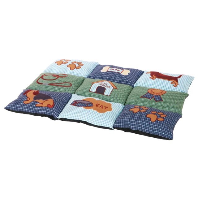 Trixie Patchwork ćebe za pse 80x55cm plavo - zeleno - petcorner
