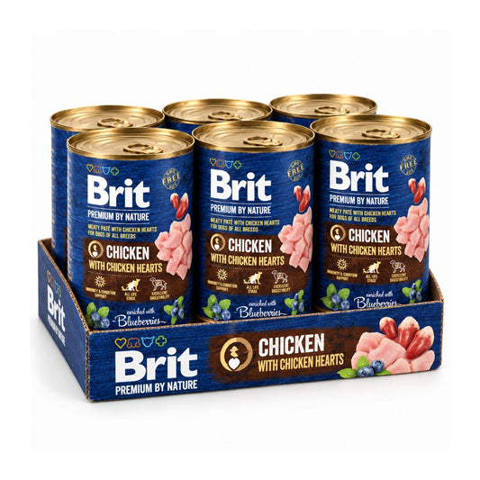 Brit Premium by Nature – piletina sa srcima 6 × 400 g