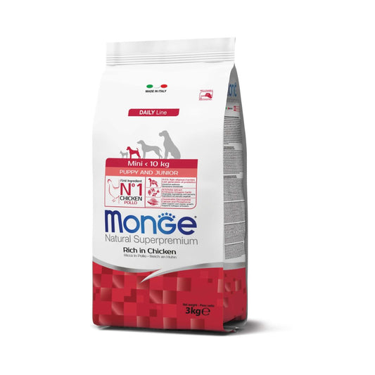 Monge Mini Puppy & Junior 3kg - Hrana za štence malih rasa