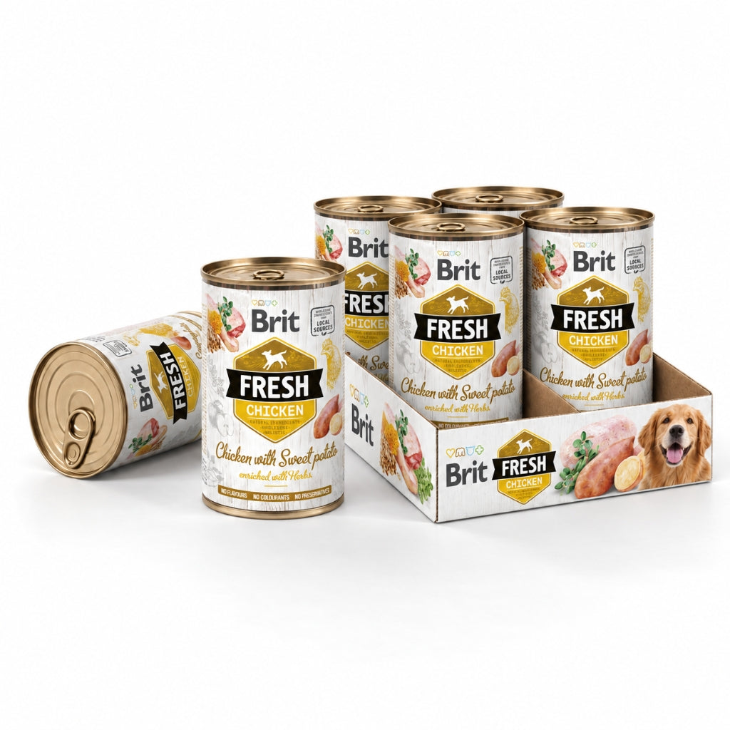 Brit Fresh piletina i batat paket 6 konzervi po 400 g