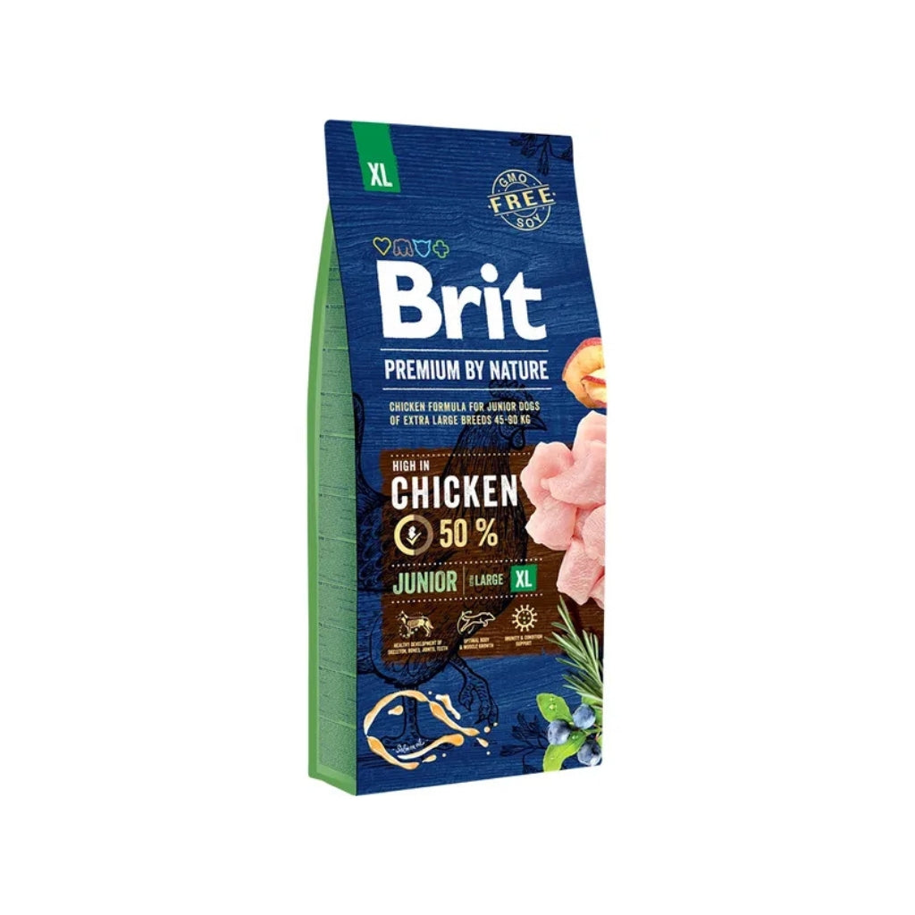 Brit Premium by Nature Junior XL piletina za štence džinovskih rasa 15 kg