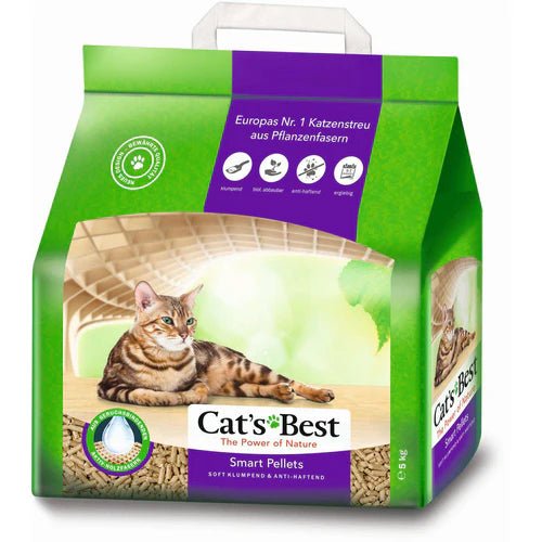 CATS BEST Smart 5kg – Biljni osip za mačke bez mirisa - petcorner