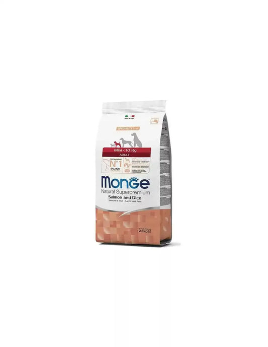Monge Mini Losos sa Pirinčem 7.5kg - Hrana za Male Pse - petcorner