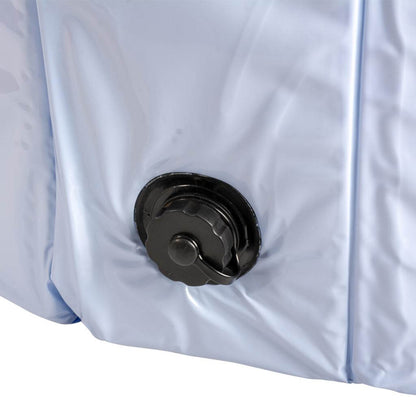 Duvo+ bazen za pse 80x30cm – plavi, čvrst materijal, ventil za punjenje.