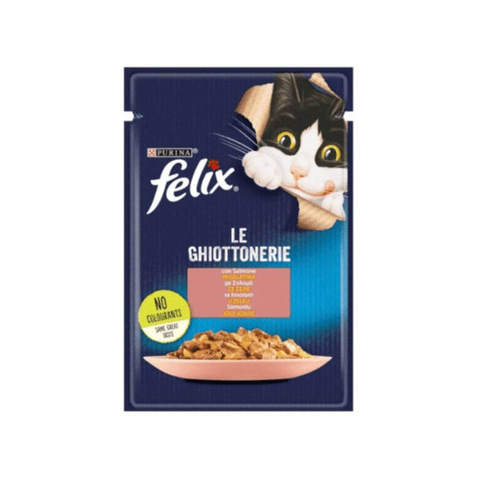 Felix Cat hrana u želeu sa lososom 85g – vlažna hrana za mačke