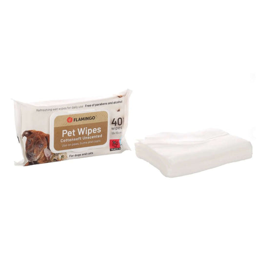 Flamingo Pet Wipes neutralne vlažne maramice za pse i mačke 40kom