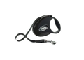 Flexi Style povodac za male pse 3m crni do 12kg