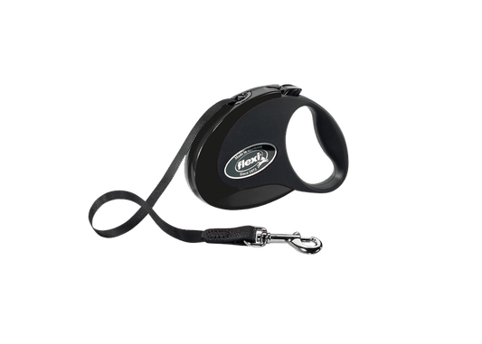 Flexi Style povodac za male pse 3m crni do 12kg - petcorner
