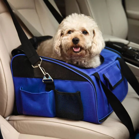 Freedog plava auto torba sedište za pse i mačke 44x29x34 cm

