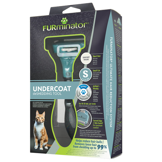 Furminator četka za kratkodlake mačke S – uklanja do 90% poddlake i smanjuje linjanje