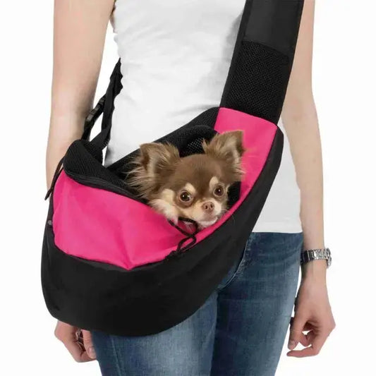 Trixie Sling torba za pse 50cm pink/crna