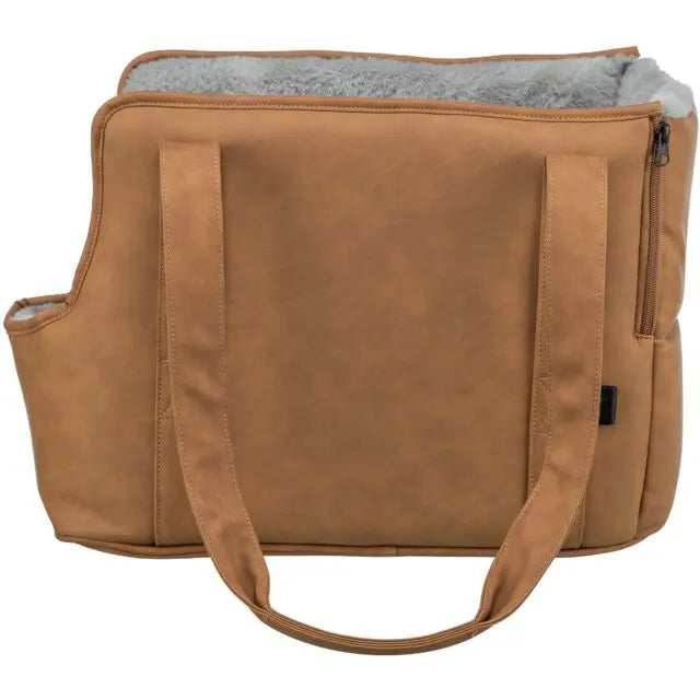 Torba za pse i mačke Trixie Evelyn krem-siva 40x30x20cm