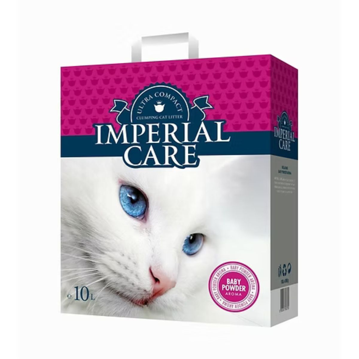Imperial Care grudvajući posip za mačke Baby Powder 10L – premium posip sa mirisom baby pudera