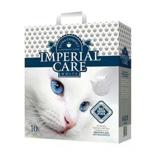 Imperial Care White Max Odour Attack 10L – grudvajući posip od belog bentonita sa mirisom jasmina